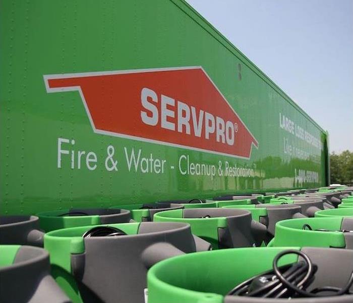 Servpro equipment and logo
