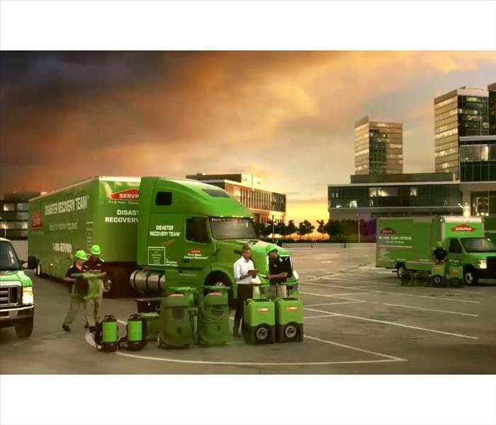 SERVPRO Employees and equipment